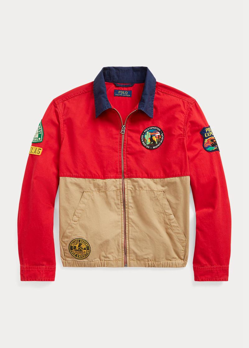 ラルフ ローレン ジャケット ボーイ 赤 6-14 年 Bayport Colour-blocked コットン HCYLM5184
